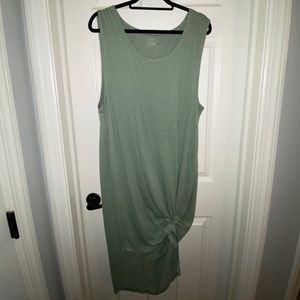 NWOT AERIE OLIVE MIDI SUN DRESS💚